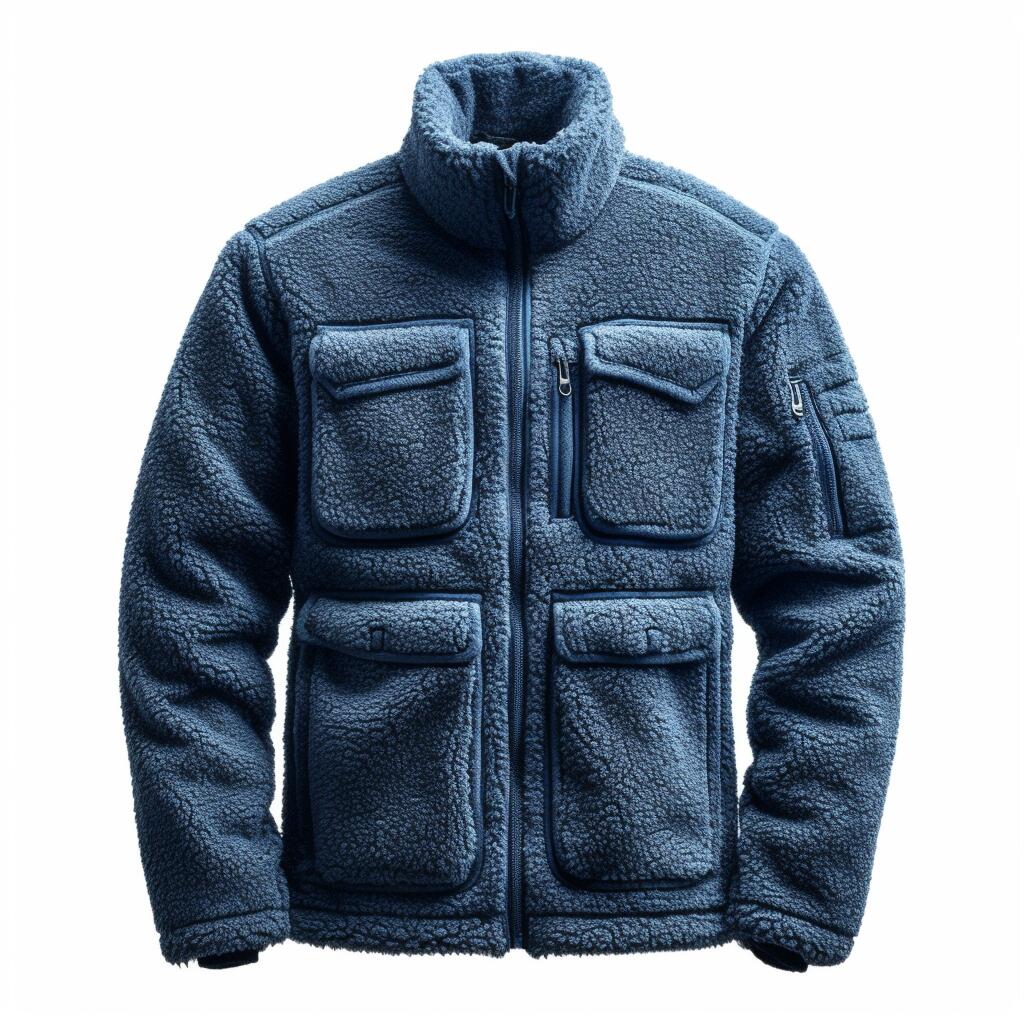 Indigo padded jacket
